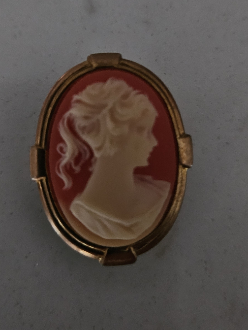 Cameo Brooch Pin